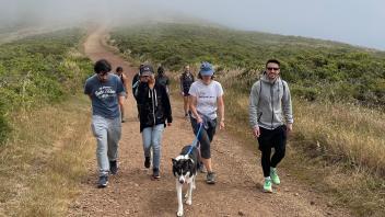 Mo, Jessica, Janine, Osman and Winnie: Muir Beach Hike