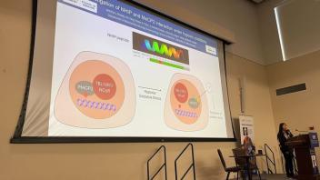 Jessica presents at Kreb's Symposium