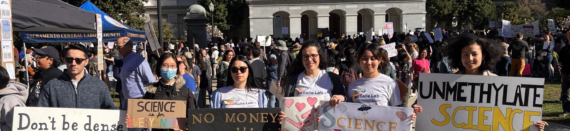 Stand up For Science Rally with LaSalle Lab 